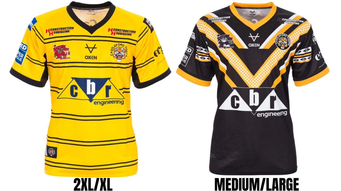 Castleford Tigers rugby league jersey