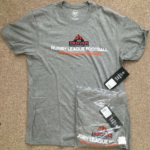 Denver Test 'Rugby League Football' men's t-shirt (grey)