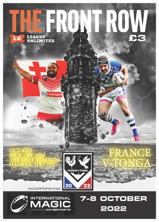 2022 Tas Baitieri Trophy: France v Tonga at The Shay program