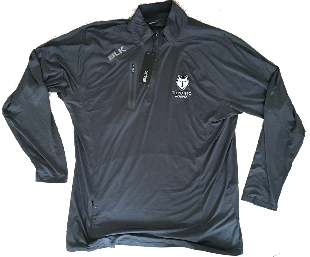 Toronto Wolfpack quarter-zip warm-up top