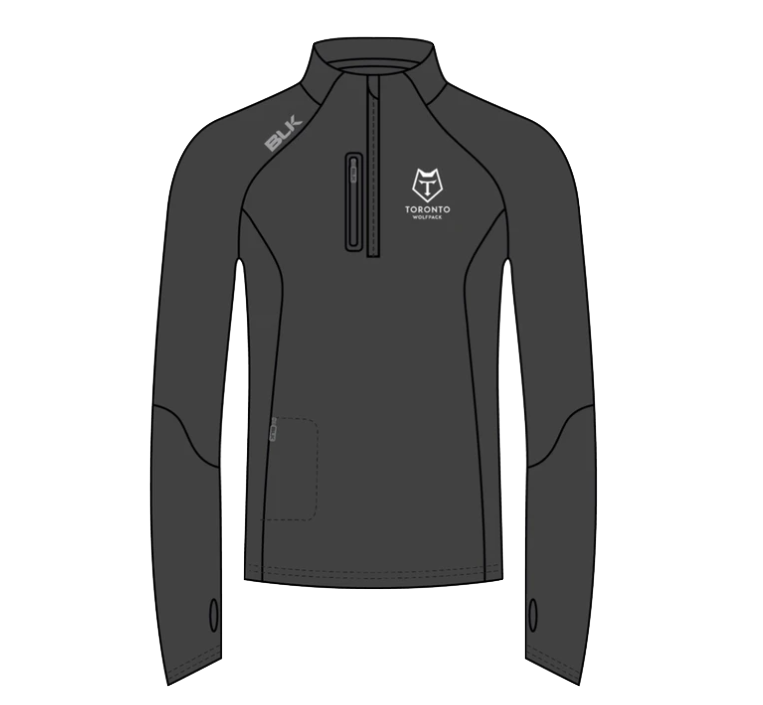 Toronto Wolfpack quarter-zip warm-up top
